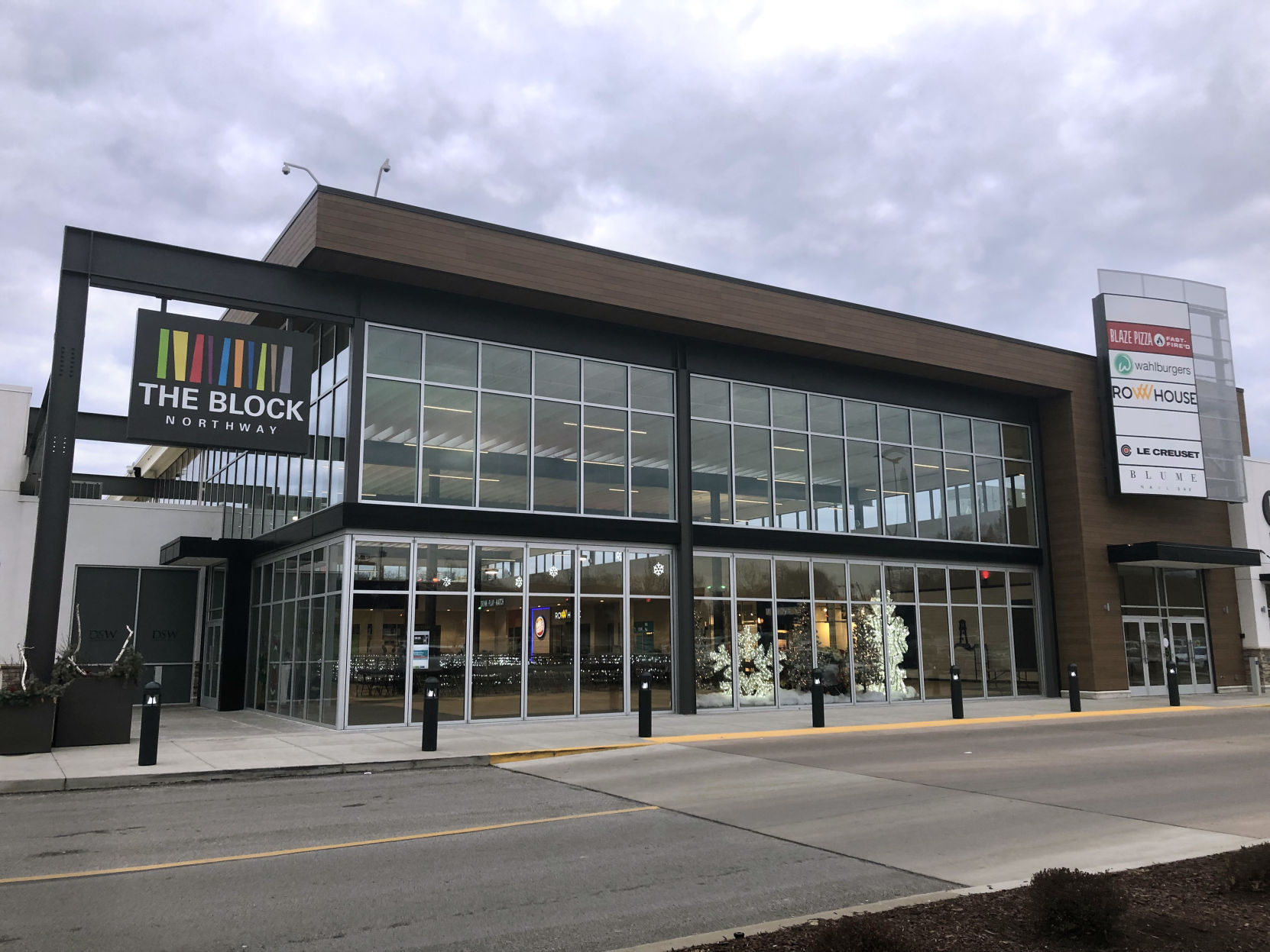 The block exterior